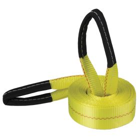  2 in. x 20 ft. Deluxe Tow / Recovery Strap with Looped Ends - 10,000 lb. Break Strength #SH-012-W