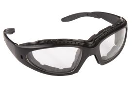 Adult MX ATV Off-Road Riding Glasses Black Frames - 100% UV Protection #SH-077-W